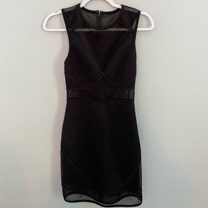 Black Mini Net Dress